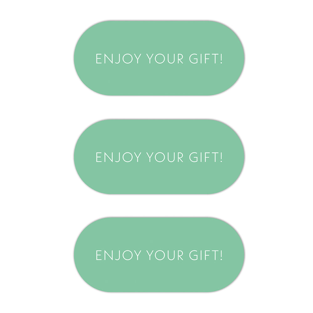 Cadeaustickers | Enjoy your gift | 10x