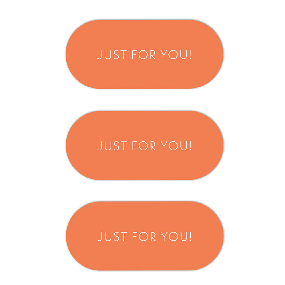 Cadeaustickers | Just for you | 10x