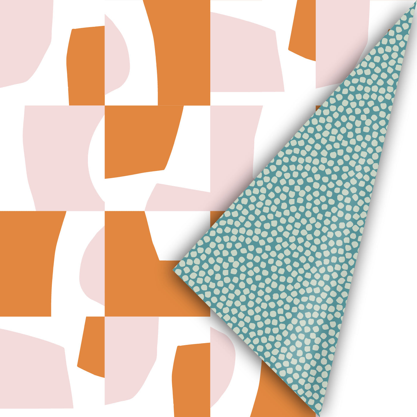 Inpakpapier | Orange Blocks