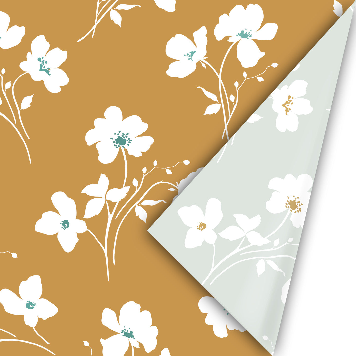 Inpakpapier | Yellow Flowers