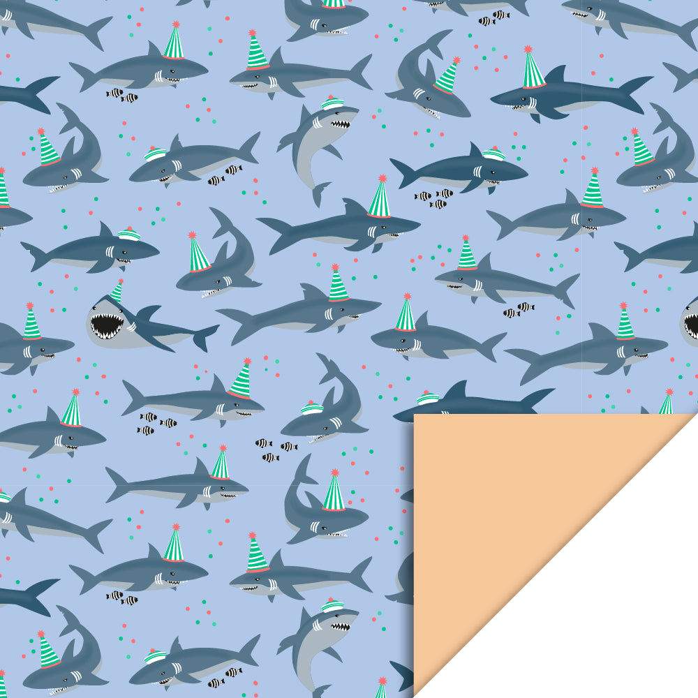 Inpakpapier | Crazy Sharks