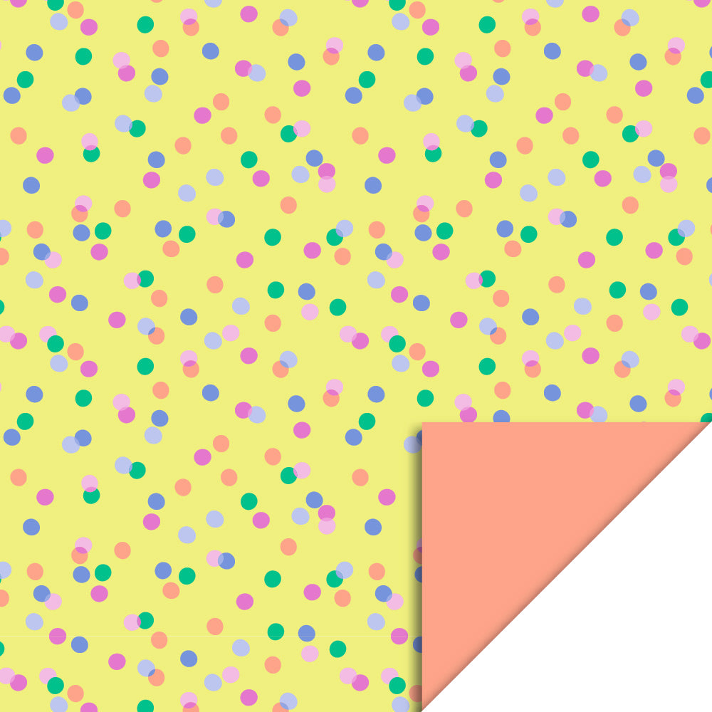 Inpakpapier | Yellow Confetti