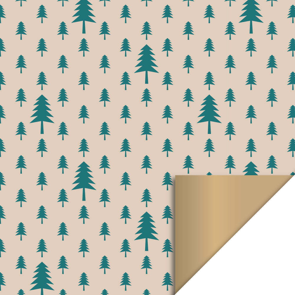 Inpakpapier | Trees Beige