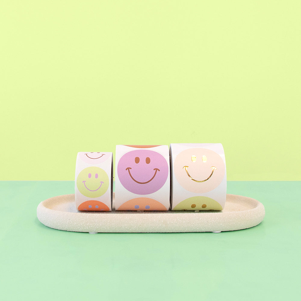Cadeaustickers | Mini smiley sweet | 10x
