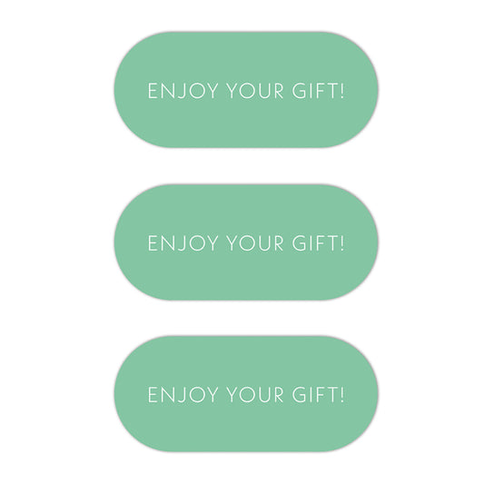 Cadeaustickers | Enjoy your gift | 10x