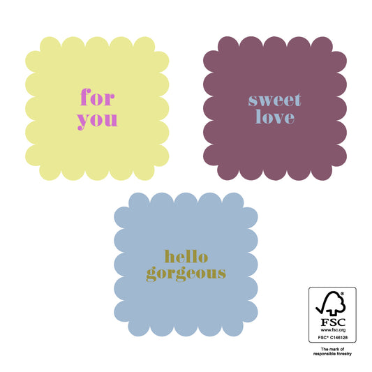 Cadeaustickers | Sweet Love Light | 10x