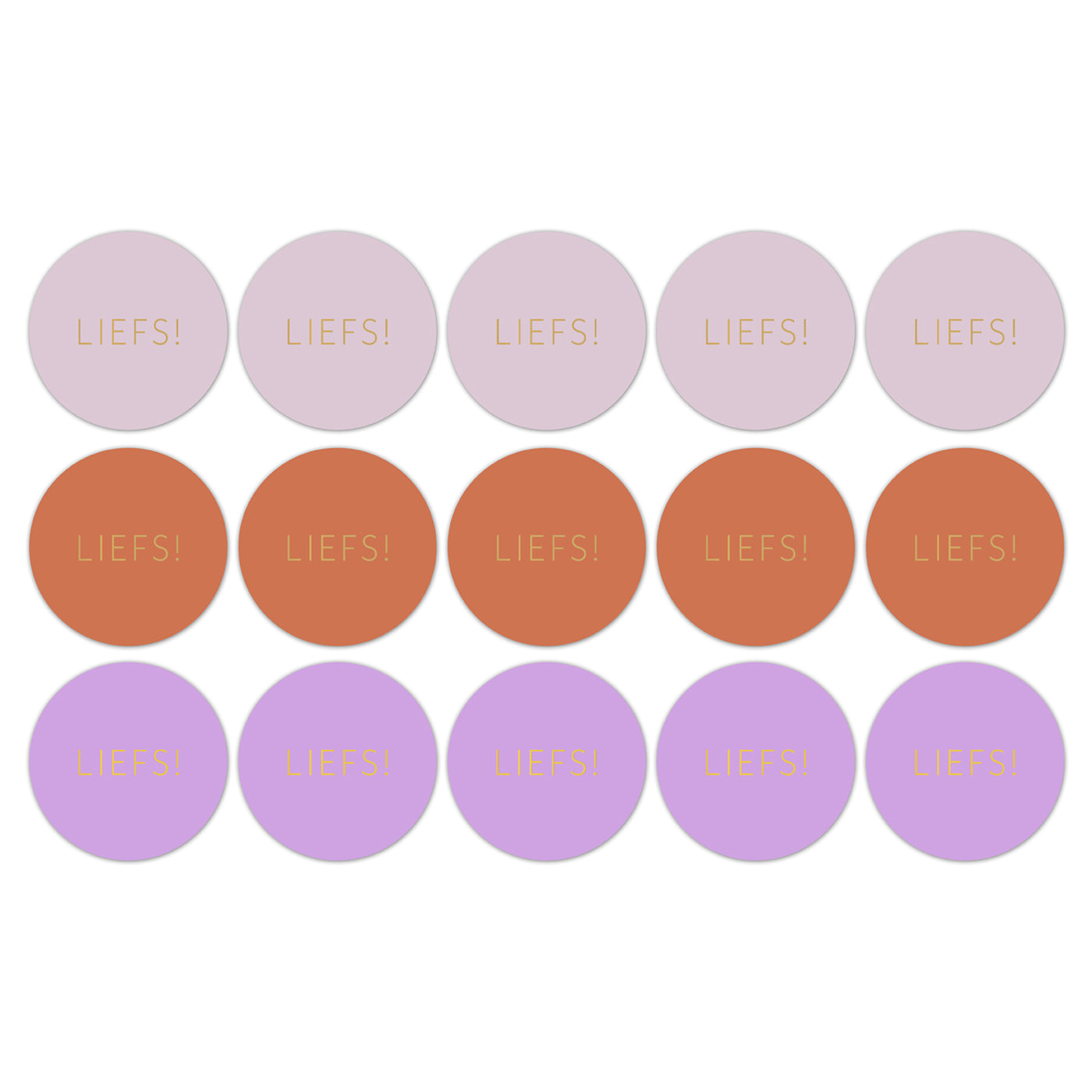 Cadeaustickers | Liefs | 10x