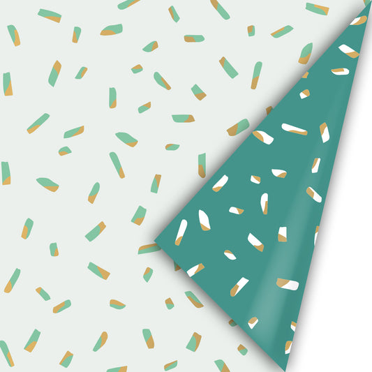Inpakpapier | Green Confetti