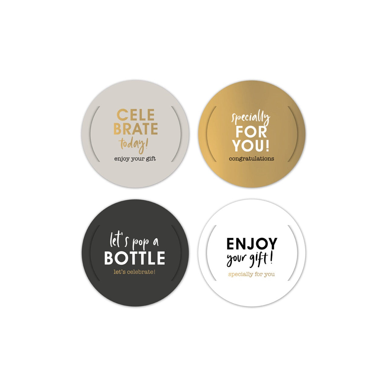 Cadeaulabels Premium | Celebrate | 4x