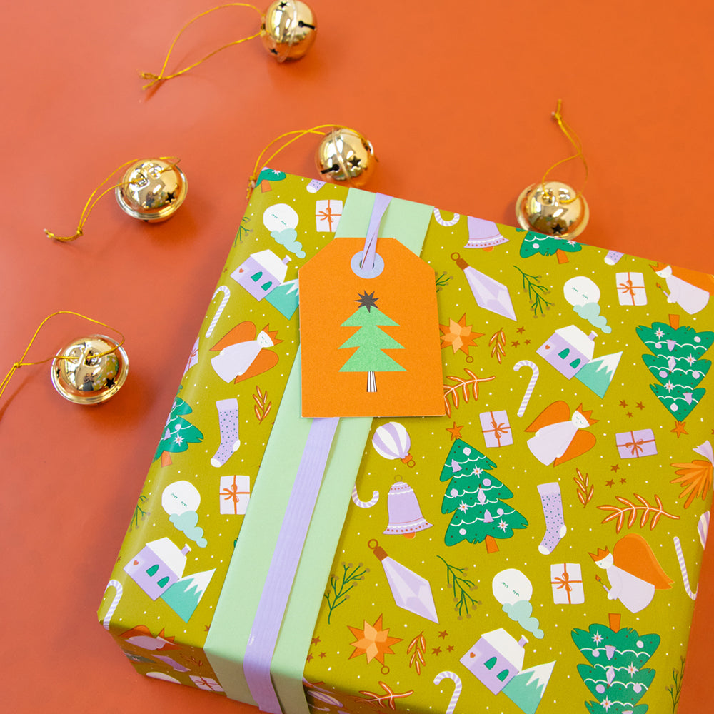 Cadeaulabels | Kerstboompjes | 3x