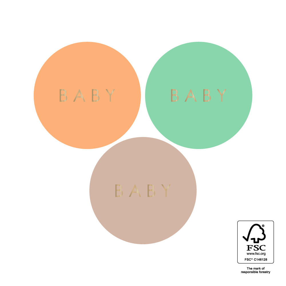 Cadeaustickers | Baby | 10x