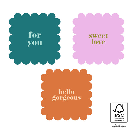 Cadeaustickers | Sweet Love | 10x