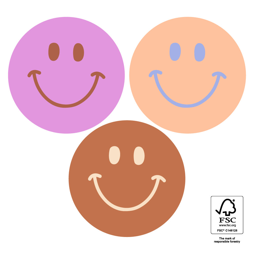 Cadeaustickers | Smiley sweet | 10x