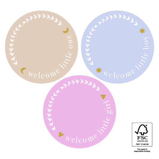 Cadeaustickers | Hello Little One | 10x